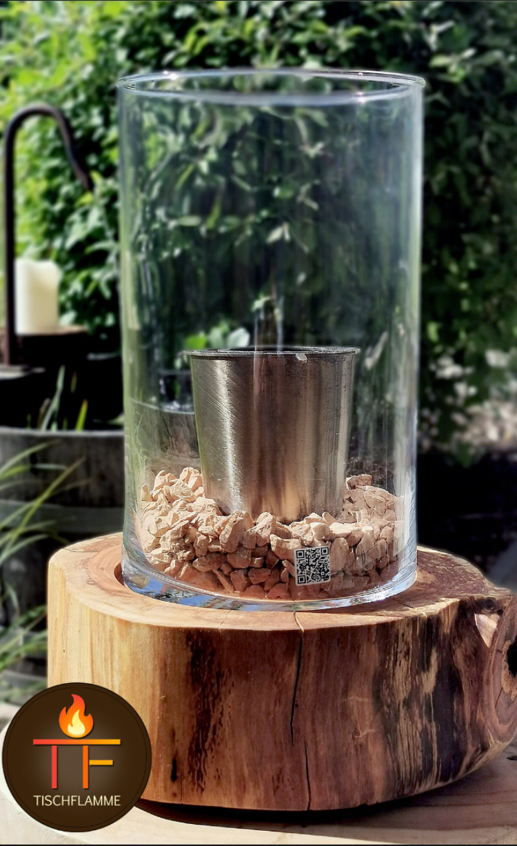 Tischflamme „Liebesglück“