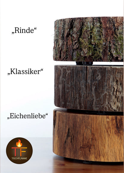 Tischflamme „Eichenliebe“